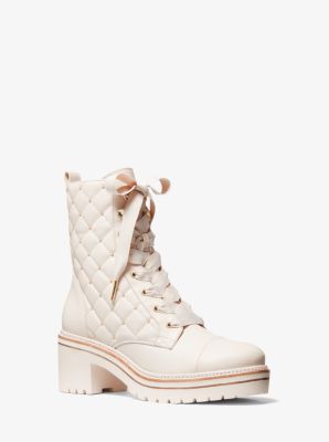 michael kors combat boots