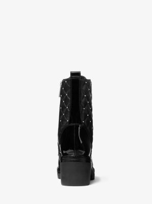 Michael kors tilda quilted best sale combat boots