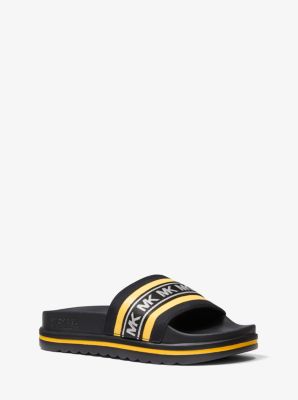 yellow mk sandals