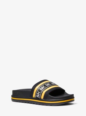 michael kors slides mens yellow