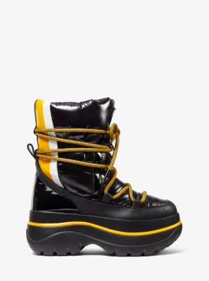 michael kors boots yellow