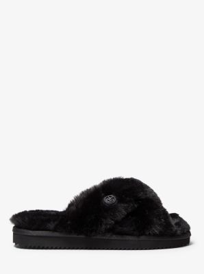 Lala Faux Fur Slide Sandal Michael Kors