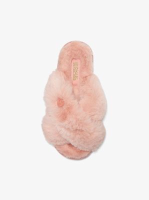 Lala faux 2025 fur slide sandal