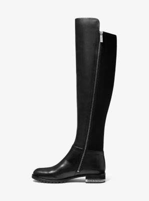 Sabrina Stretch Leather Boot | Michael Kors