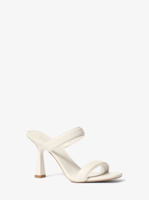 Michael kors white sale high heel sandals