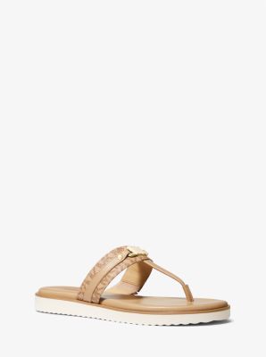 Farrah Signature Logo Sandal Michael Kors