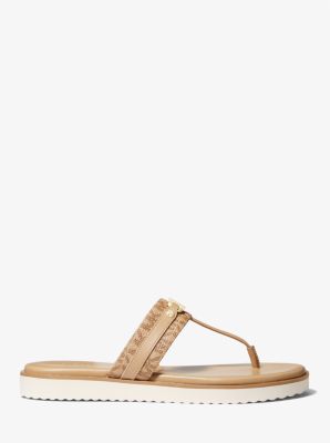 Farrah Signature Logo Sandal Michael Kors