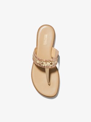 Farrah Signature Logo Sandal Michael Kors