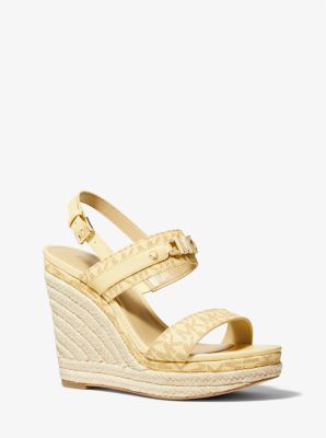 ★JILLSTUART★ Sarah Wedge Sandals 2color JLSO5E510BK JLSO5E Crown Vintage Sarah Wedge Gladiator Sandal, Women's Size 7 M