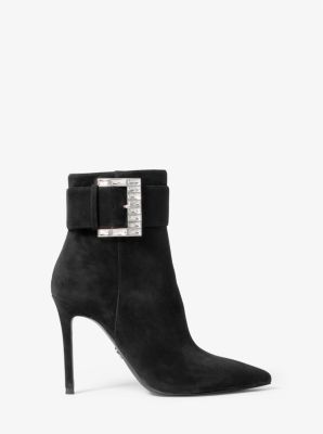 Michael michael kors petra best sale embellished suede ankle boot