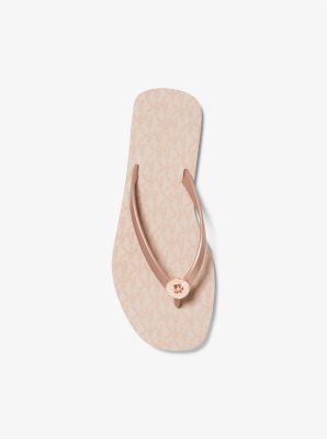 Jinx Logo Flip Flop Michael Kors