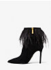 Meena Feather Embellished Suede Ankle Boot image number 2