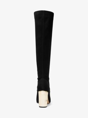 Michael kors hot sale boots suede