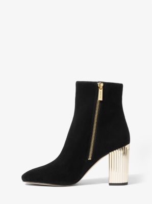 Michael kors elaine store suede bootie