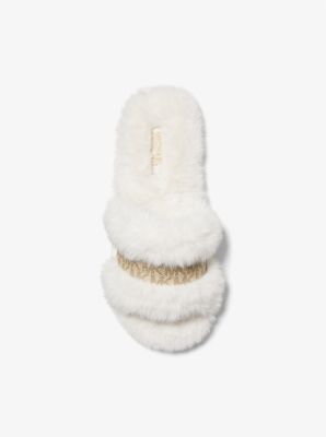 Scarlett Faux Fur Slide Sandal