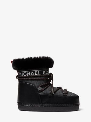 Zelda Logo Snow Boot Michael Kors