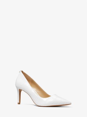 Alina Flex Crocodile Embossed Faux Leather Pump image number 0