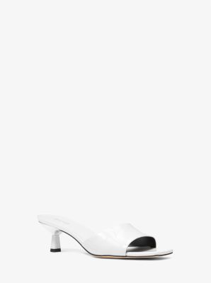 Amal Patent Leather Kitten Sandal | Michael Kors