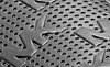 Gilmore Logo Embossed Faux Leather Slide Sandal