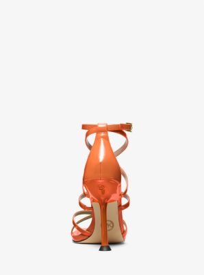 Michael kors best sale heels orange