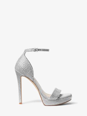 Michael kors cheap silver platform shoes