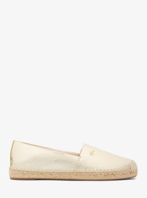 Kendrick Metallic Faux Pebbled Leather Espadrille image number 1