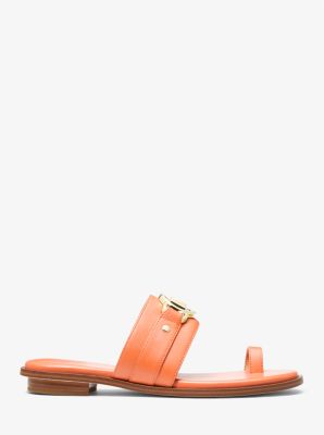 【Michael Kors】Rory Logo and Faux Leather Sandal $_57.JPG?set_id=8800005007