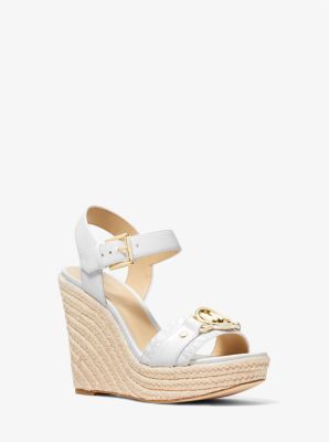 Michael kors charm wedge hot sale sandals