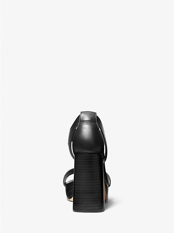 Berkley Leather Block-Heel Sandal image number 2