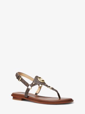 Michael kors jelly hot sale sandals black