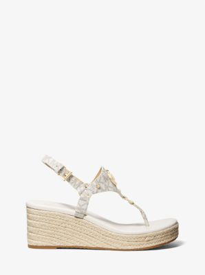 Casey Signature Logo Wedge Sandal image number 1