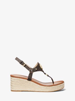 Casey Signature Logo Wedge Sandal image number 1