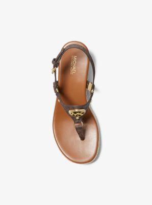 Brown michael kors wedges on sale