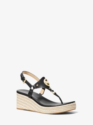 Casey Leather Wedge Sandal