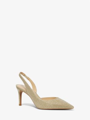 Alina Flex Glitter Chain Mesh Slingback Pump image number 0