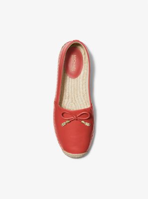 Nori Leather Slip On Espadrille