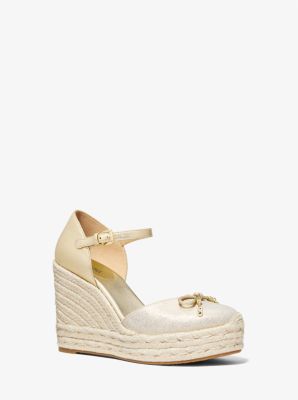 Michael kors outlet platform espadrilles