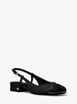 Michael Kors MK Slingpumps Perla Aus Leder - Schwarz
