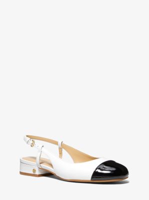 MK Slingpumps Perla Aus Leder - Weiss
