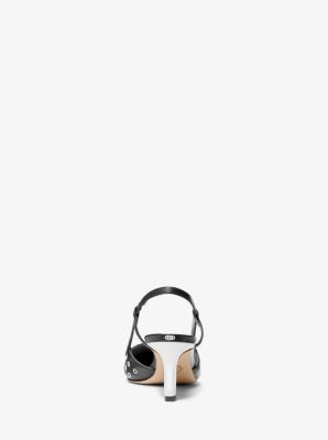 Alora Grommeted Leather Slingback Pump | Michael Kors [LT]