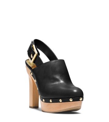 Beatrice Leather Sling-Back Clog | Michael Kors