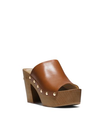 Beatrice Leather Mule | Michael Kors