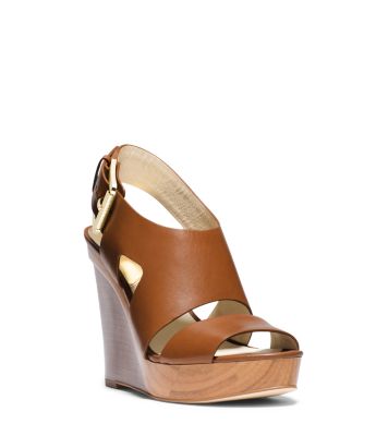 Carla Leather Wedge | Michael Kors