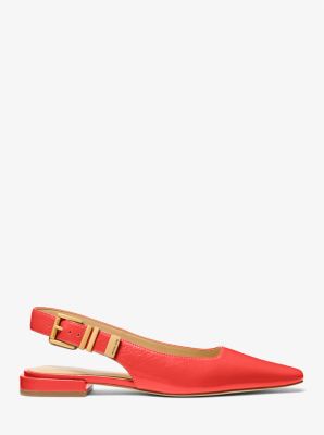 Flacher Schuh Darrington aus Leder in Krakelee-Optik