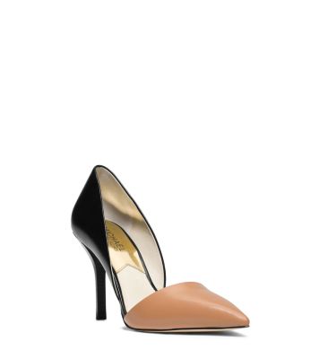 Julieta Two-Tone Leather d'Orsay Pump 