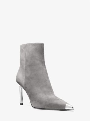 【送料&関税込】Michael Kors Kasia Pointed-toe Boots Michael Kors 89mm Kasia Boots | Neutrals | FARFETCH