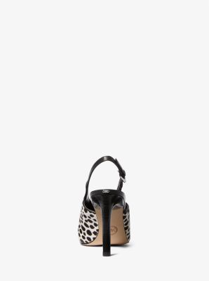 Kasia Cheetah Print Calf Hair Slingback Pump