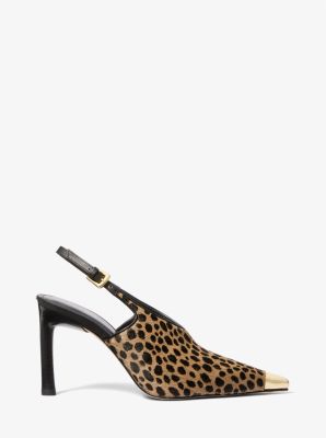 Kasia Cheetah Print Calf Hair Slingback Pump image number 1