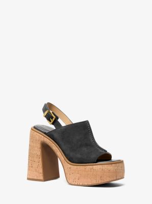 Leia Suede Platform Sandal