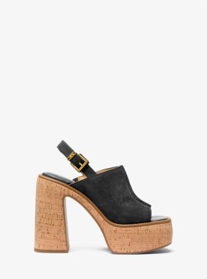 Michael kors suede mules online